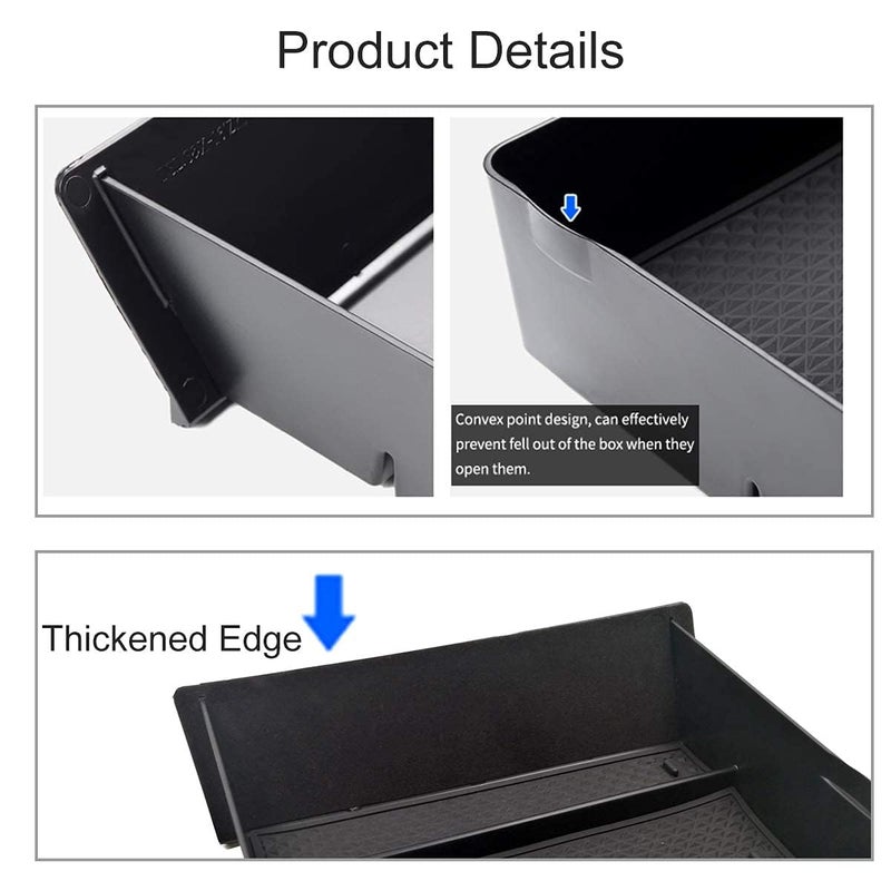 Moonlinks For Tesla Model S/Model X Center Console Drawer Box, Center Console Cubby Drawer Storage Box Customized for Tesla Model S/Model X 2012-2020 2021 - Image 3